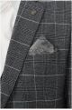 Jenson Samuel Oxford Grey Check Suit with Contrast Kelvin Royal Waistcoat 