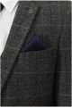 Marc Darcy Scott Grey Tweed Check Suit With Kelvin Royal Waistcoat 