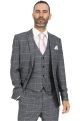 Jenson Samuel Oxford Grey Check Suit Jacket