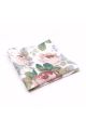 Rose floral cotton classic mens tie & pocket square set