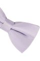 Plain lilac satin classic mens bow tie