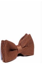 Marc Darcy Rust Knitted bow tie 