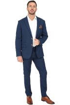 Marc Darcy Max Royal Two Piece Suit with Contrast Buttons 