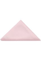 Plain Pastel Pink satin pocket square 