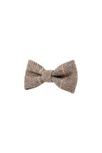 Ted Tan Tweed check Bowtie 