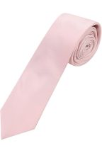 Plain Pastel pink satin classic mens tie 