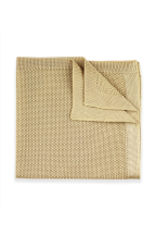 Knitted Champagne Pocket Square 