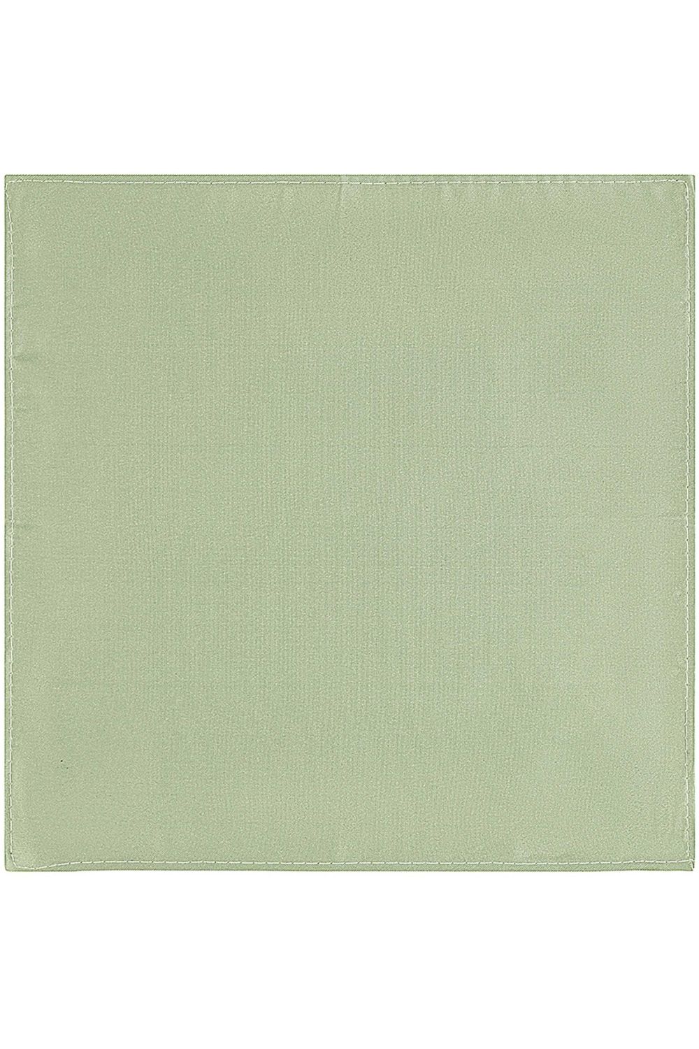 Plain Pastel green satin classic mens  bow tie & pocket square set