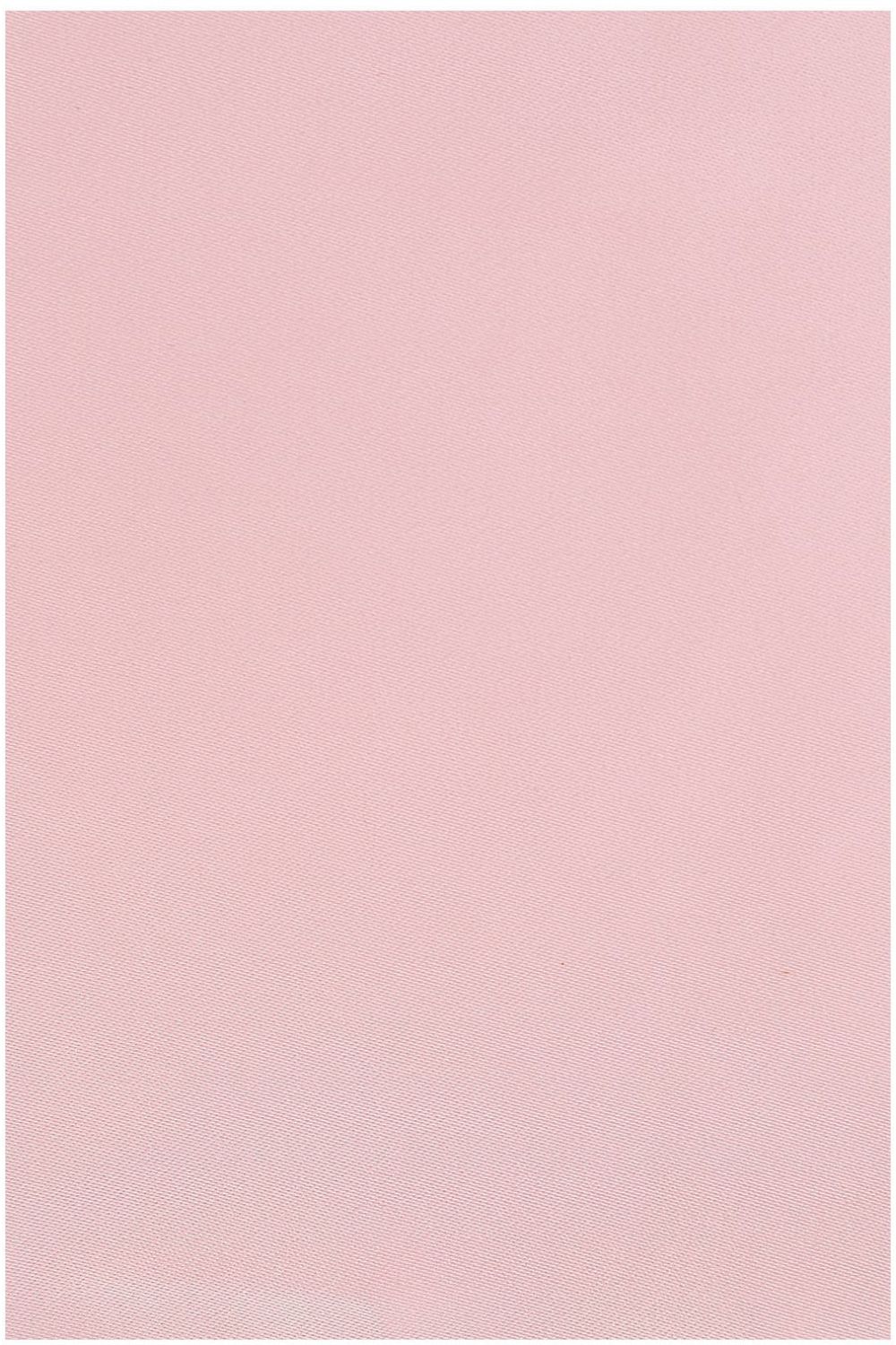 Plain Pastel Pink satin pocket square