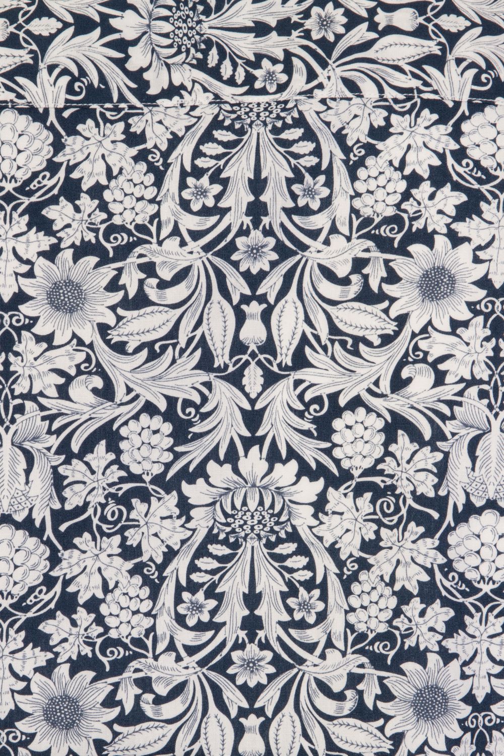 Floral Blue & White Regular Fit 100% Cotton Shirt